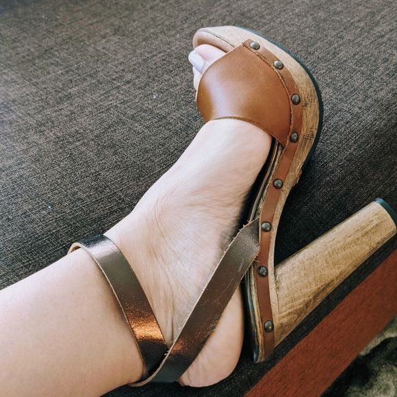 DIESEL wooden bottom sandals - Picture 5 of 6